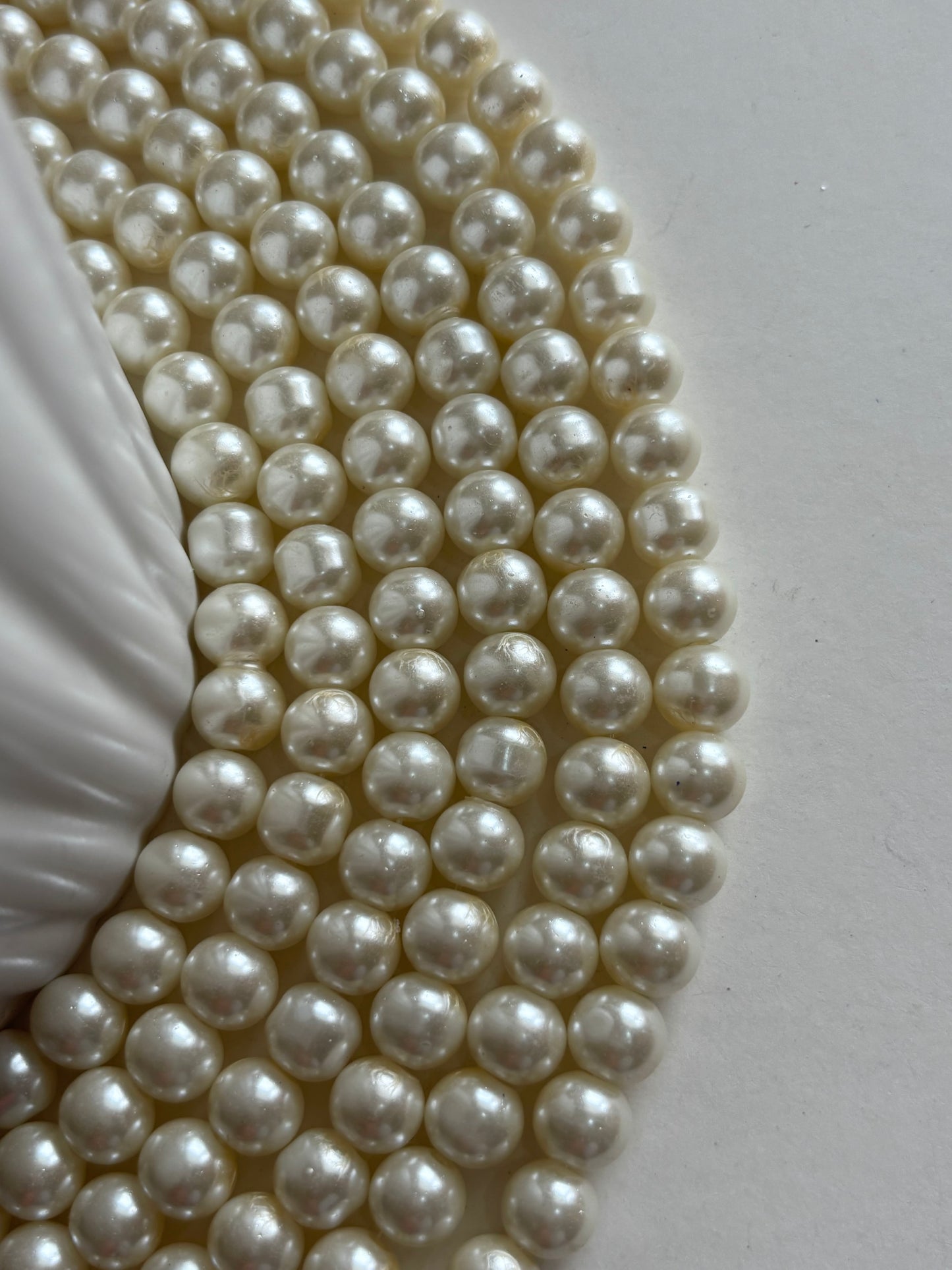 Cream Pearl Beads 8MM for Jewelry Making
