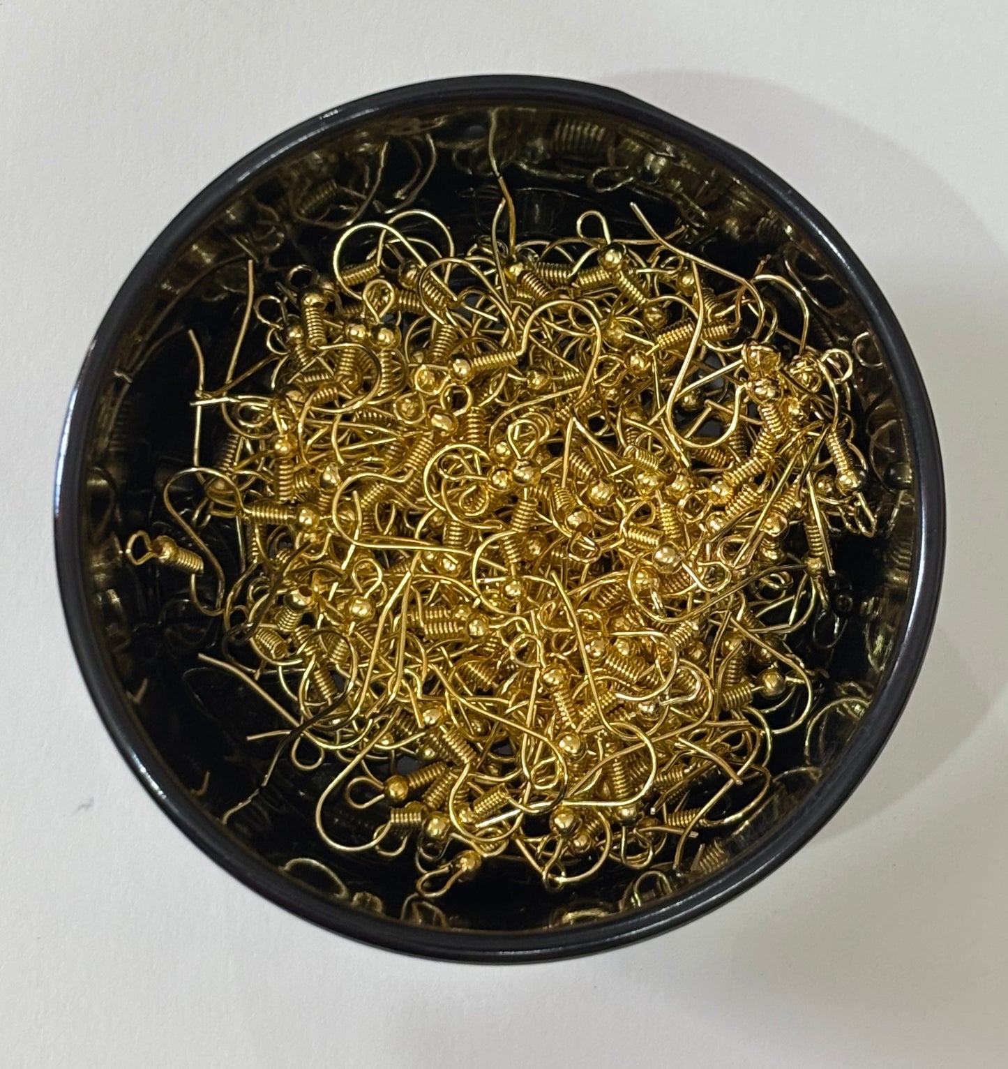 Gold Plated Earring Fish Hooks for Jewelry Making