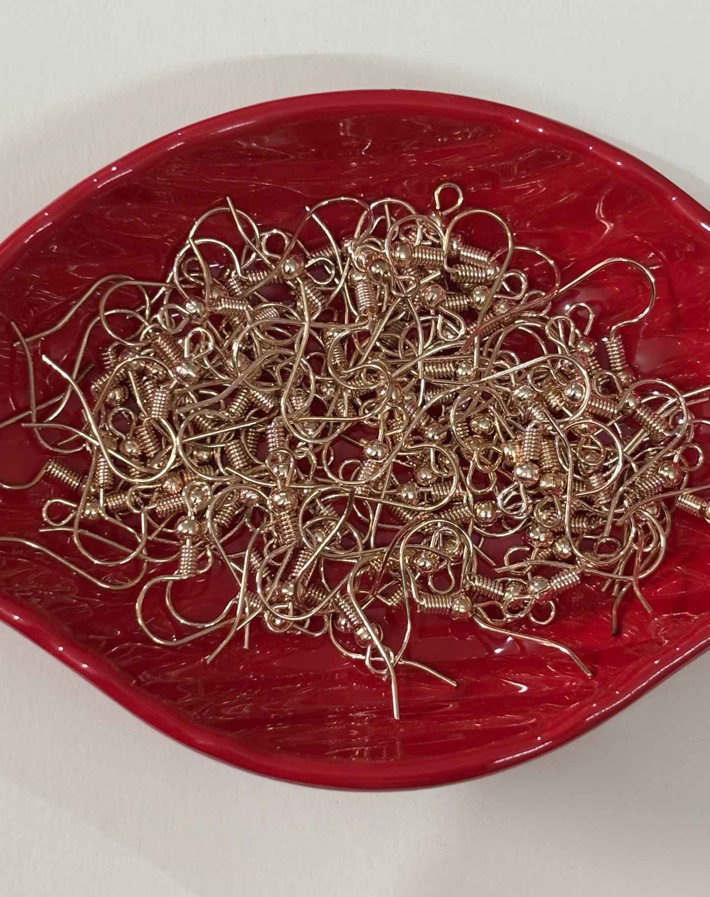 Rose Gold Earring Fish Hooks for Jewelry Making