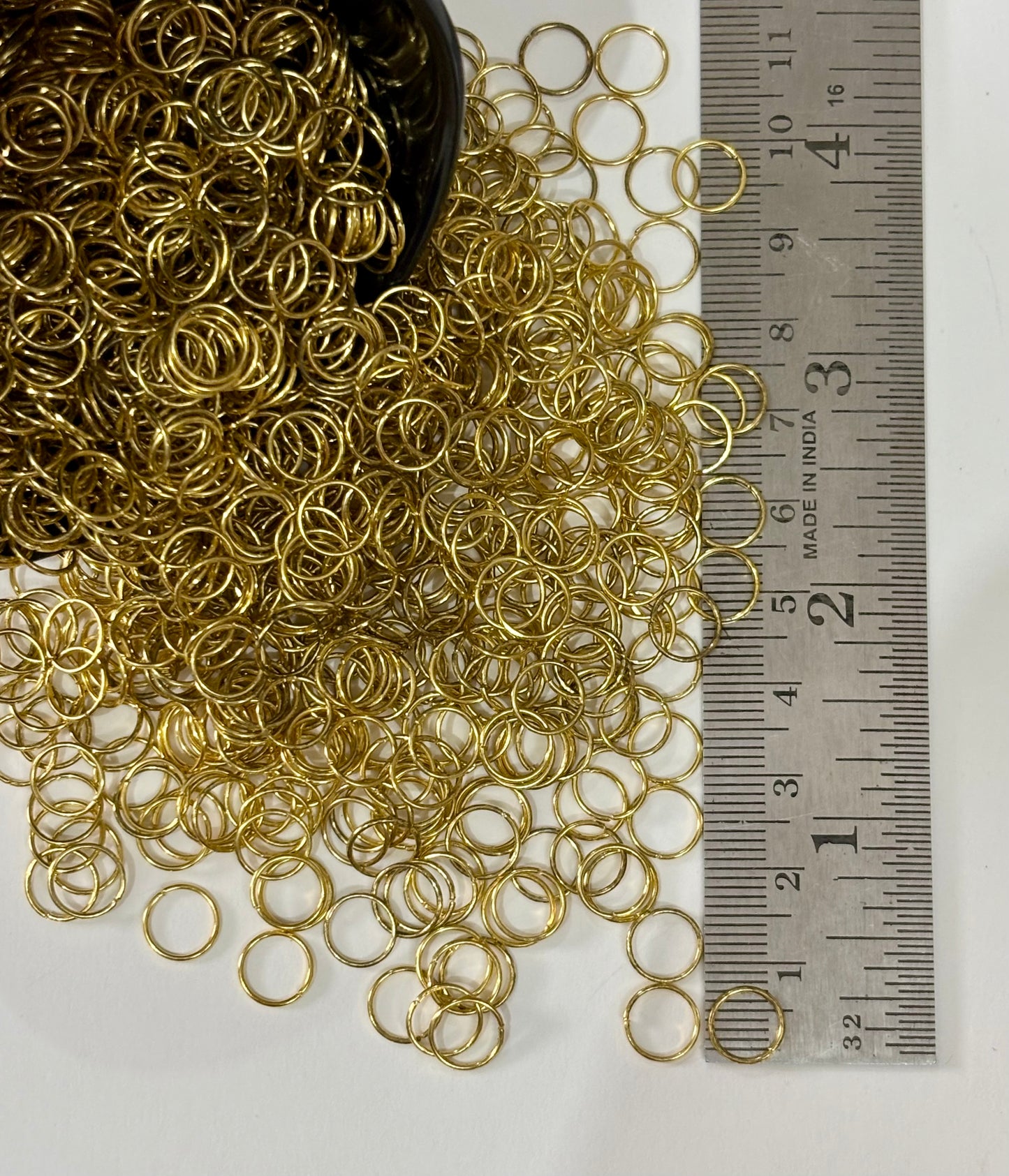 Antique Gold Jump Rings for Jewelry Making 8MM