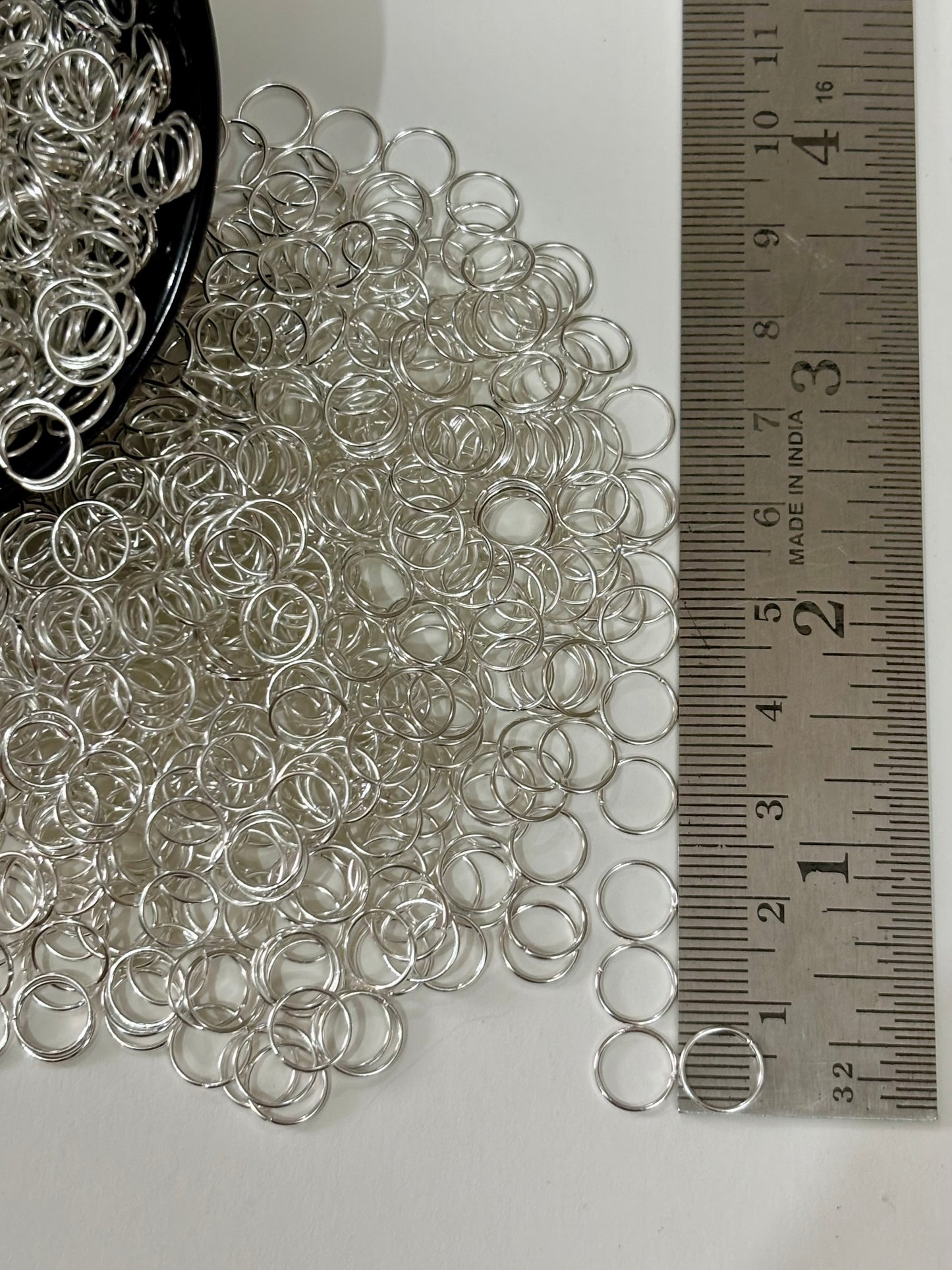 Silver Jump Rings for Jewelry Making 8MM