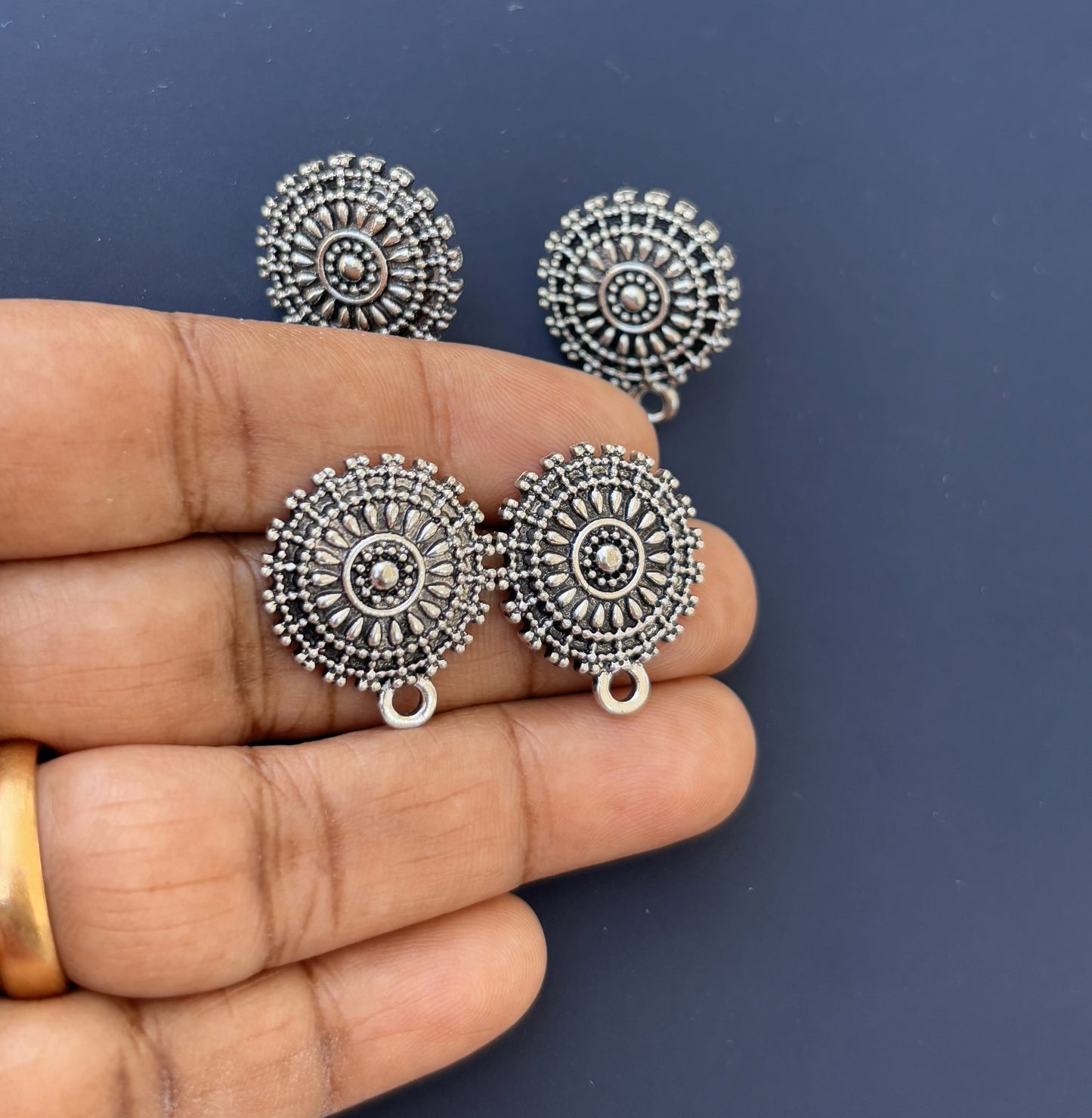 Mandala and Floral Inspired Earring Studs