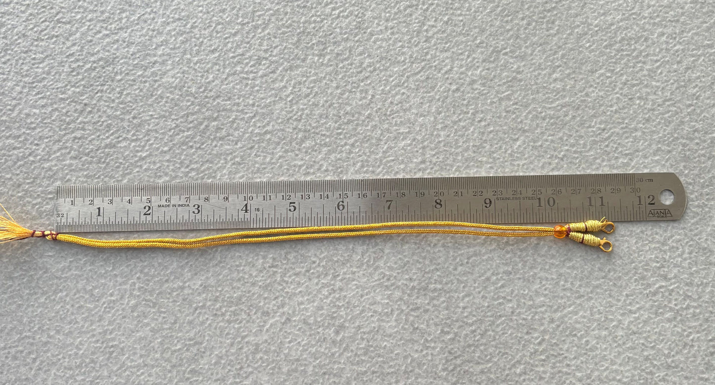 Gold Braided Cord Tassel Extender