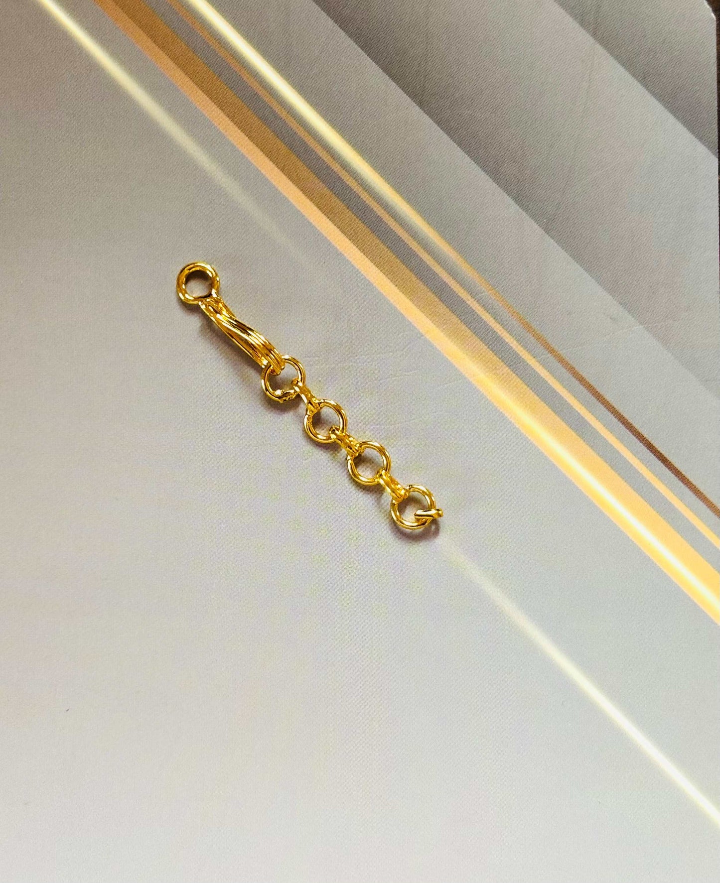 Mini Gold Tone Short Link Extension Chain