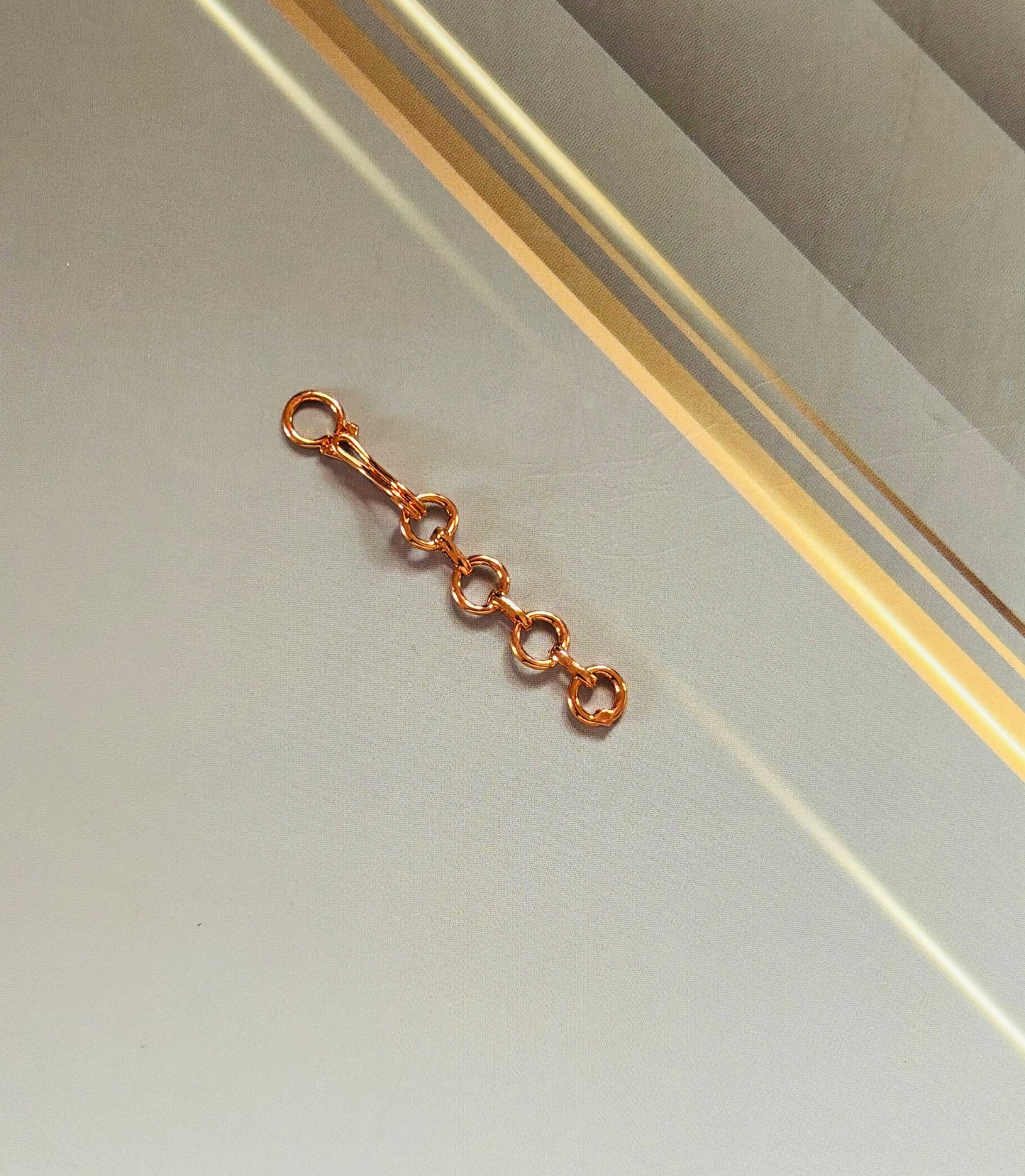 Copper Tone Mini Short Link Extension Chain