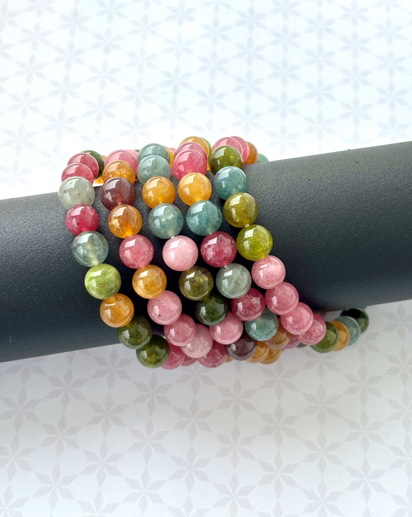 Multi-Color Tourmaline Gemstone Bracelet