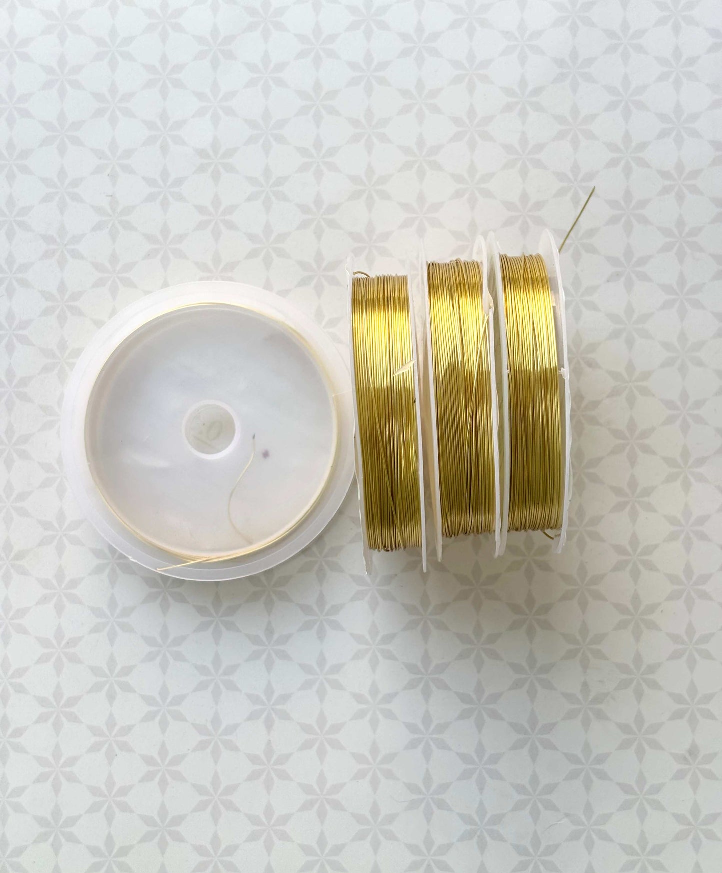 Gold Beading and Jewelry Wire Spools 0.5MM