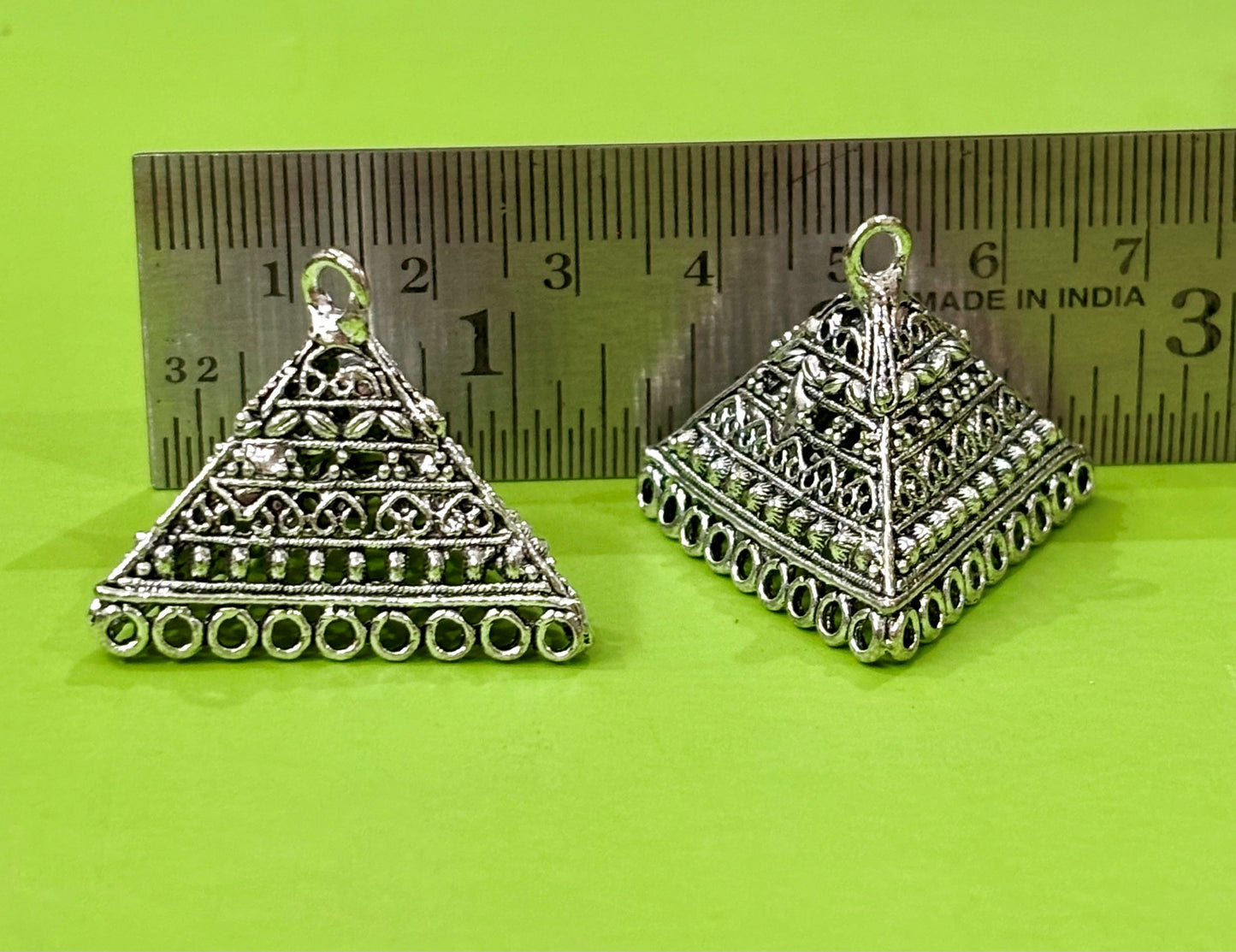 Triangle Shaped Filigree Jhumka Base