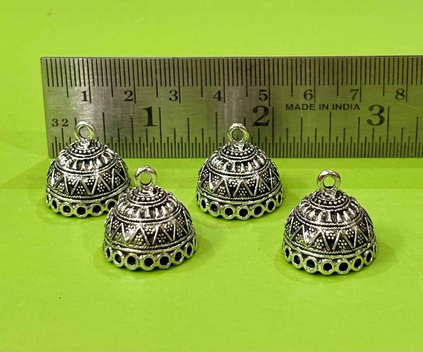 Oxidized Silver Tribal Jhumka Base