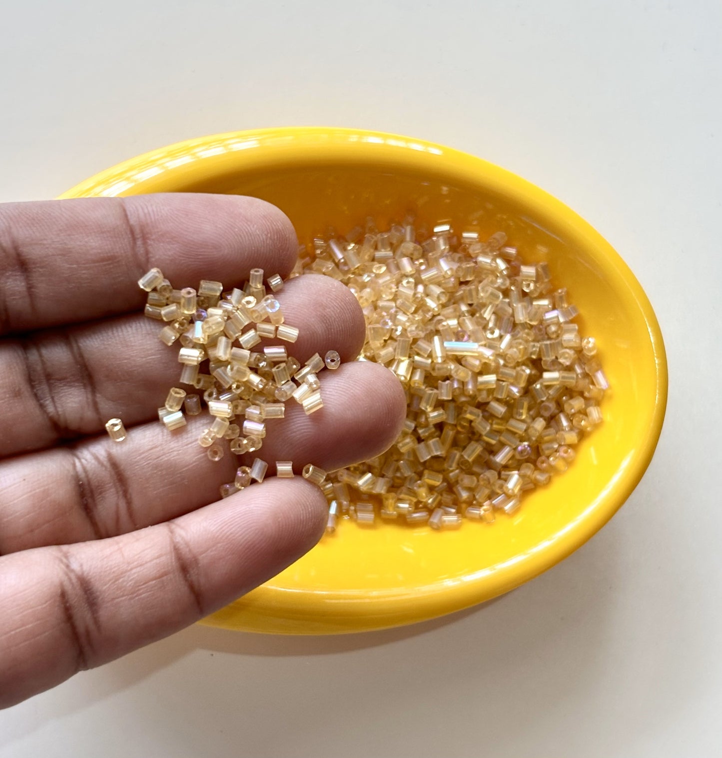 Tuscan Beige Two Cut Beads