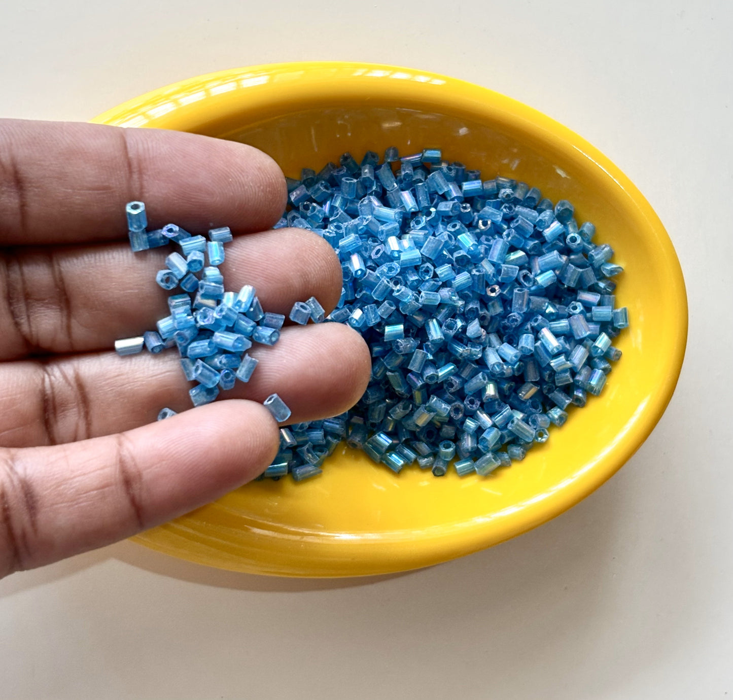 Bondi Blue Two Cut Beads