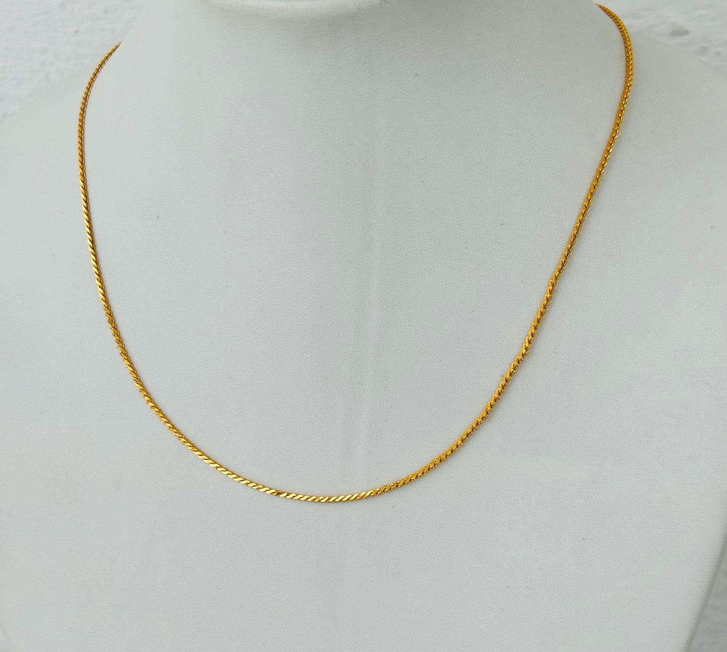 Simple and Elegant Gold Plated Daily Wear Chain