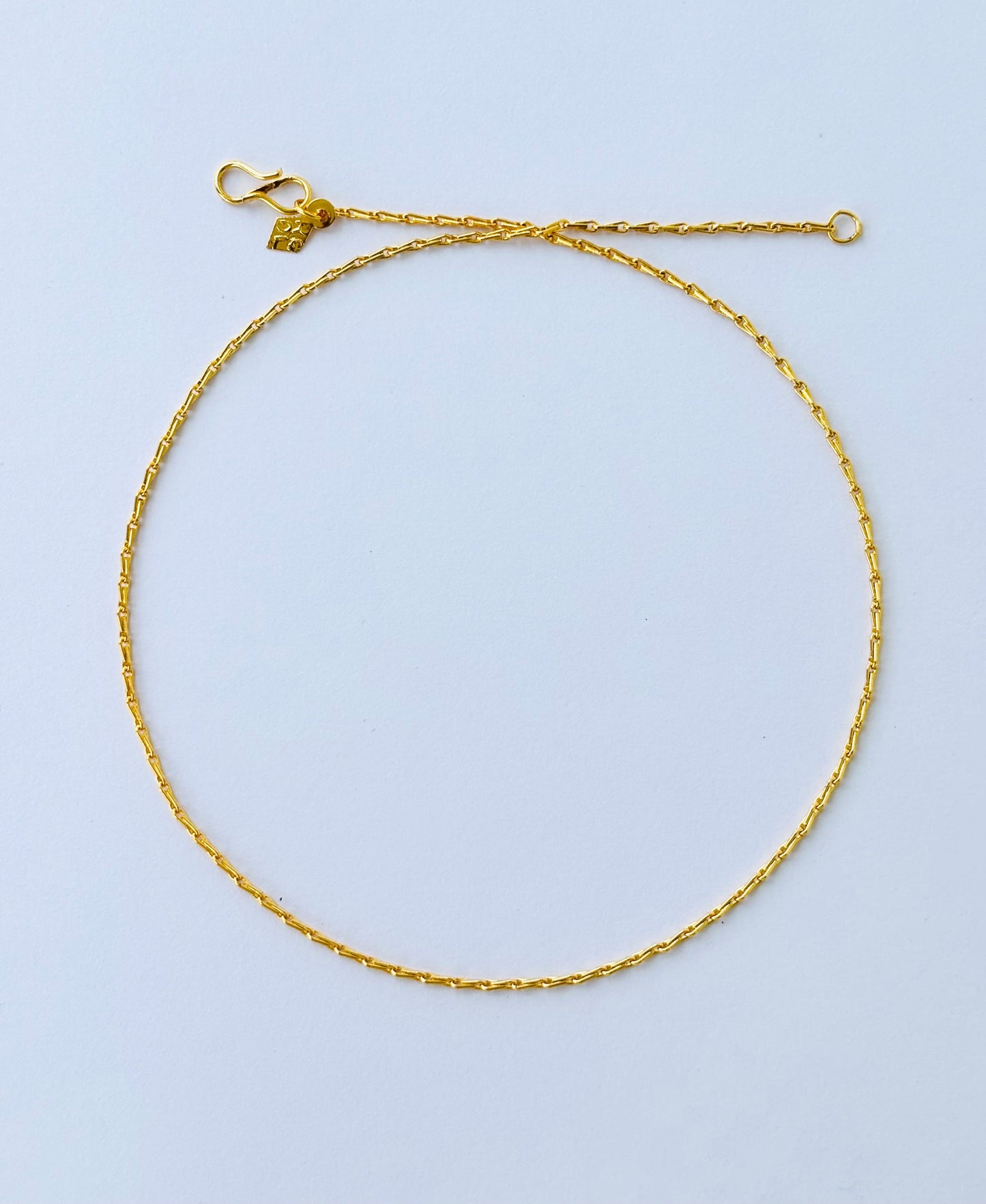Minimalist Gold Plated Bar Link Chain
