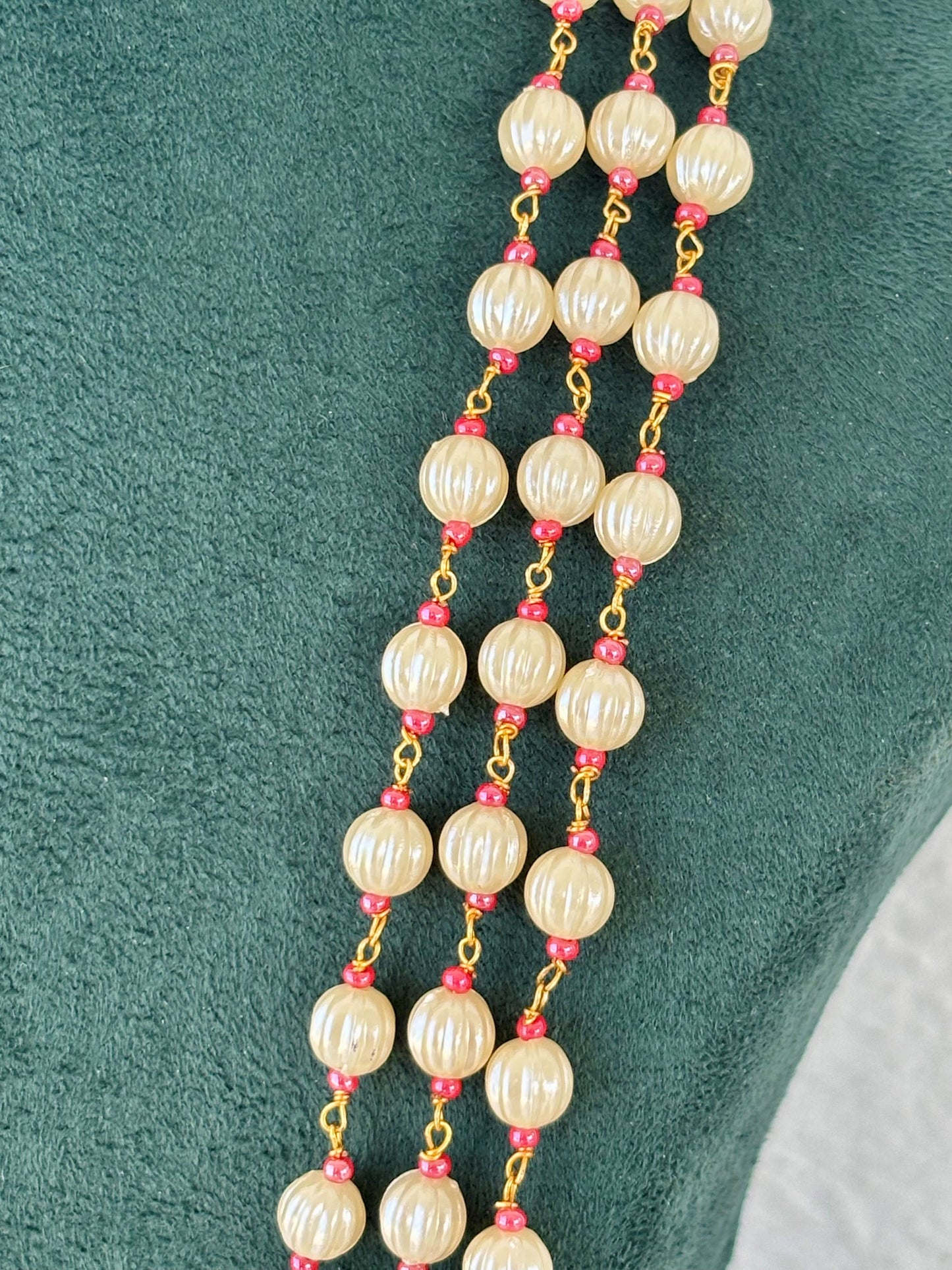 Traditional Three Layer Pearl Mala