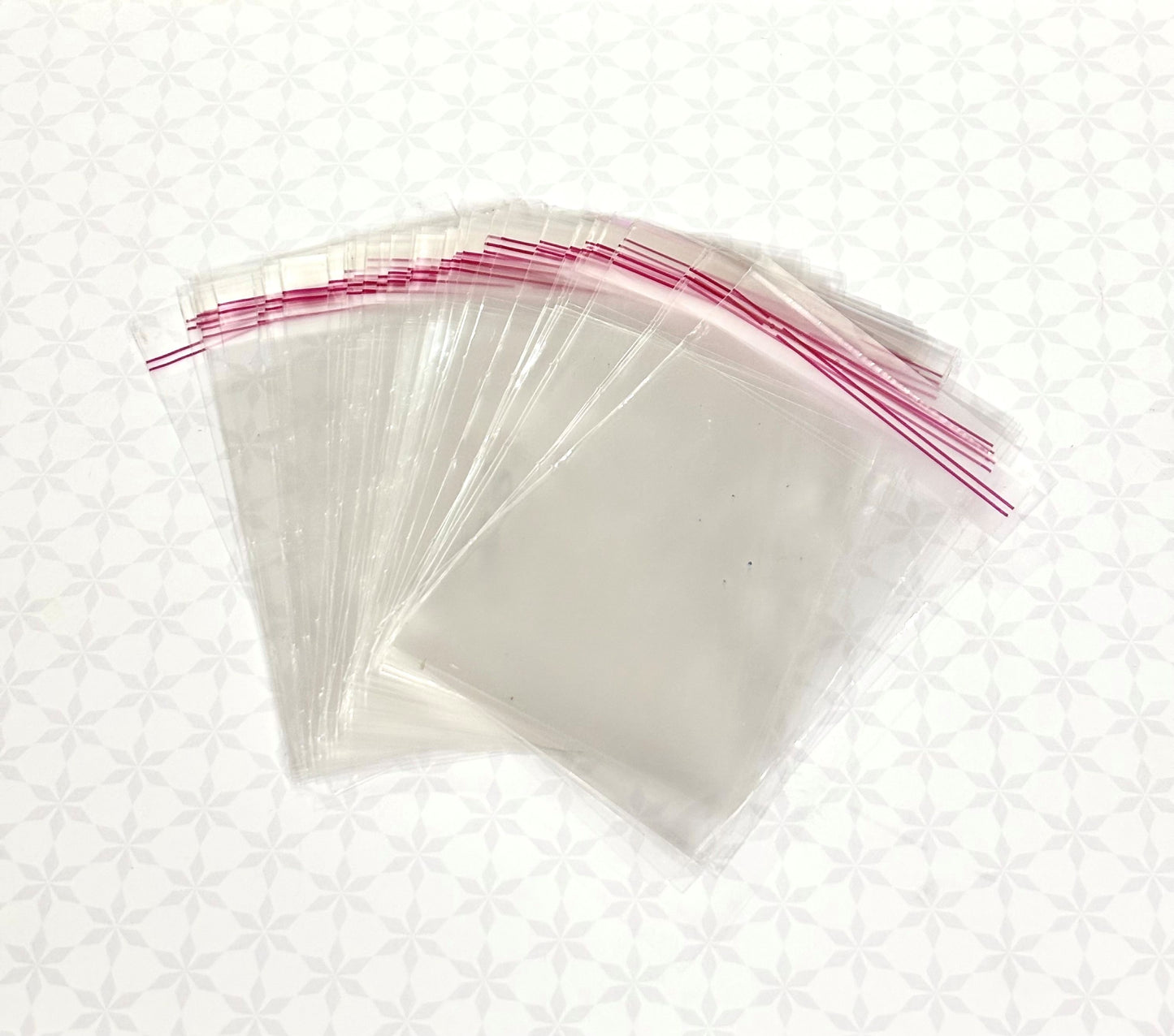 Clear Self-Adhesive Poly Bags 2.5 x 3