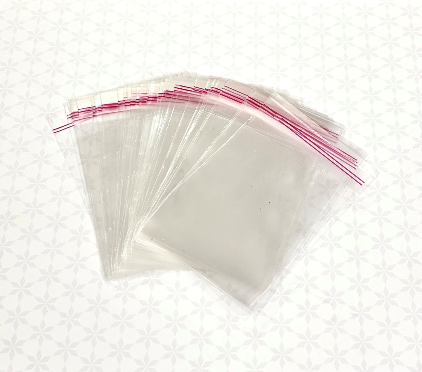 Clear Self-Adhesive Poly Bags 3.5 x 3