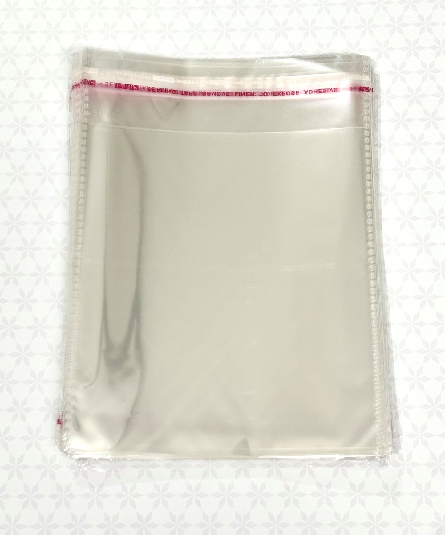 Clear Self-Adhesive Poly Bags 6 x 5