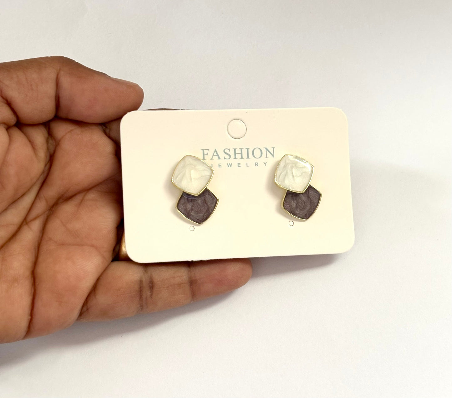 Modern Geometric Dangle Earrings