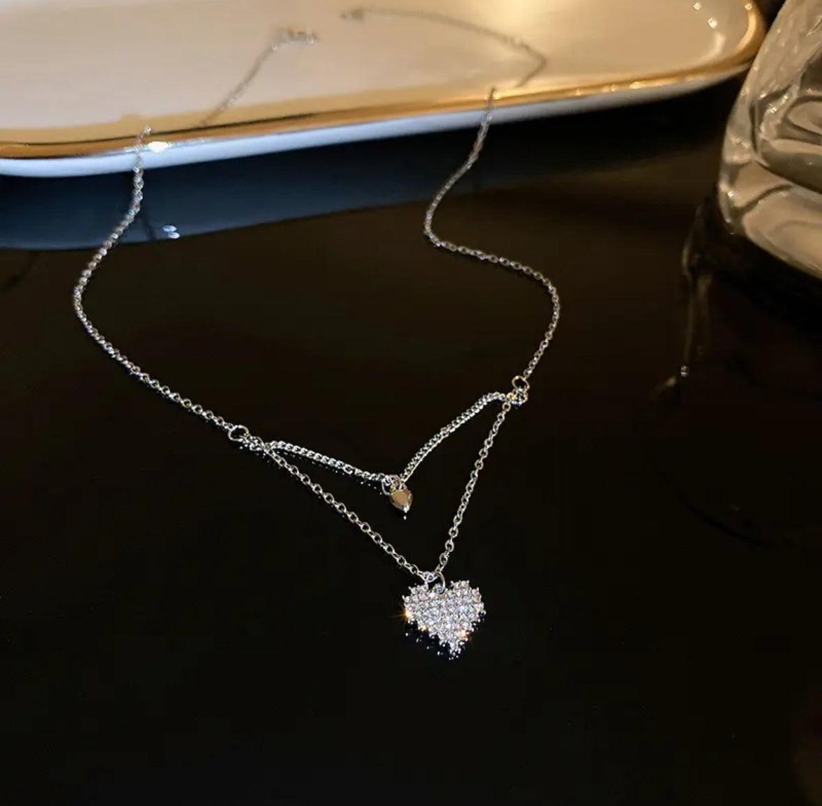 Sparkling Heart Necklace