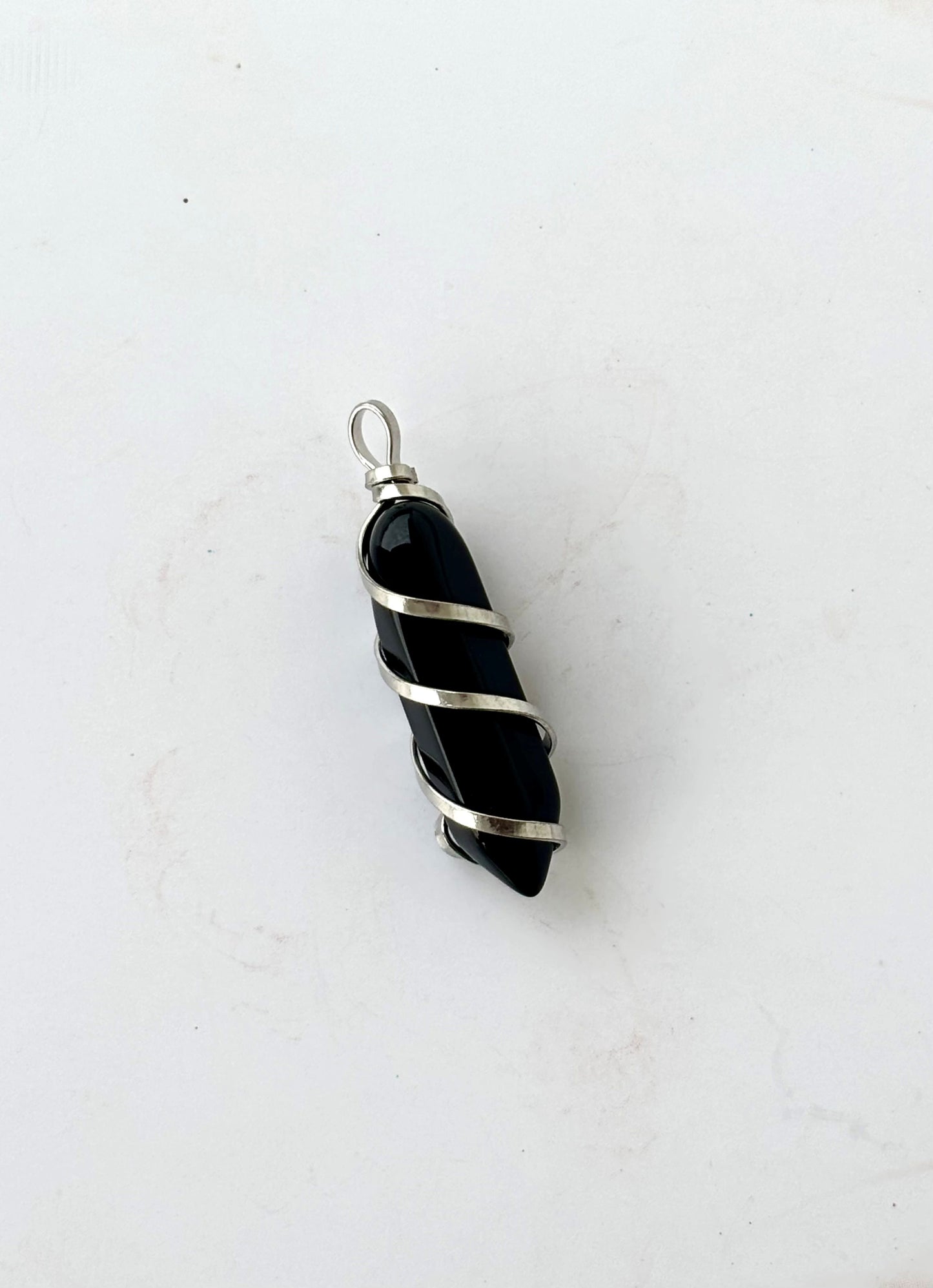 Black Onyx Point Pendant