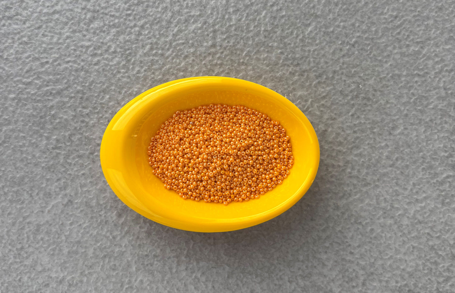 Preciosa Light Orange Luster Seed Beads