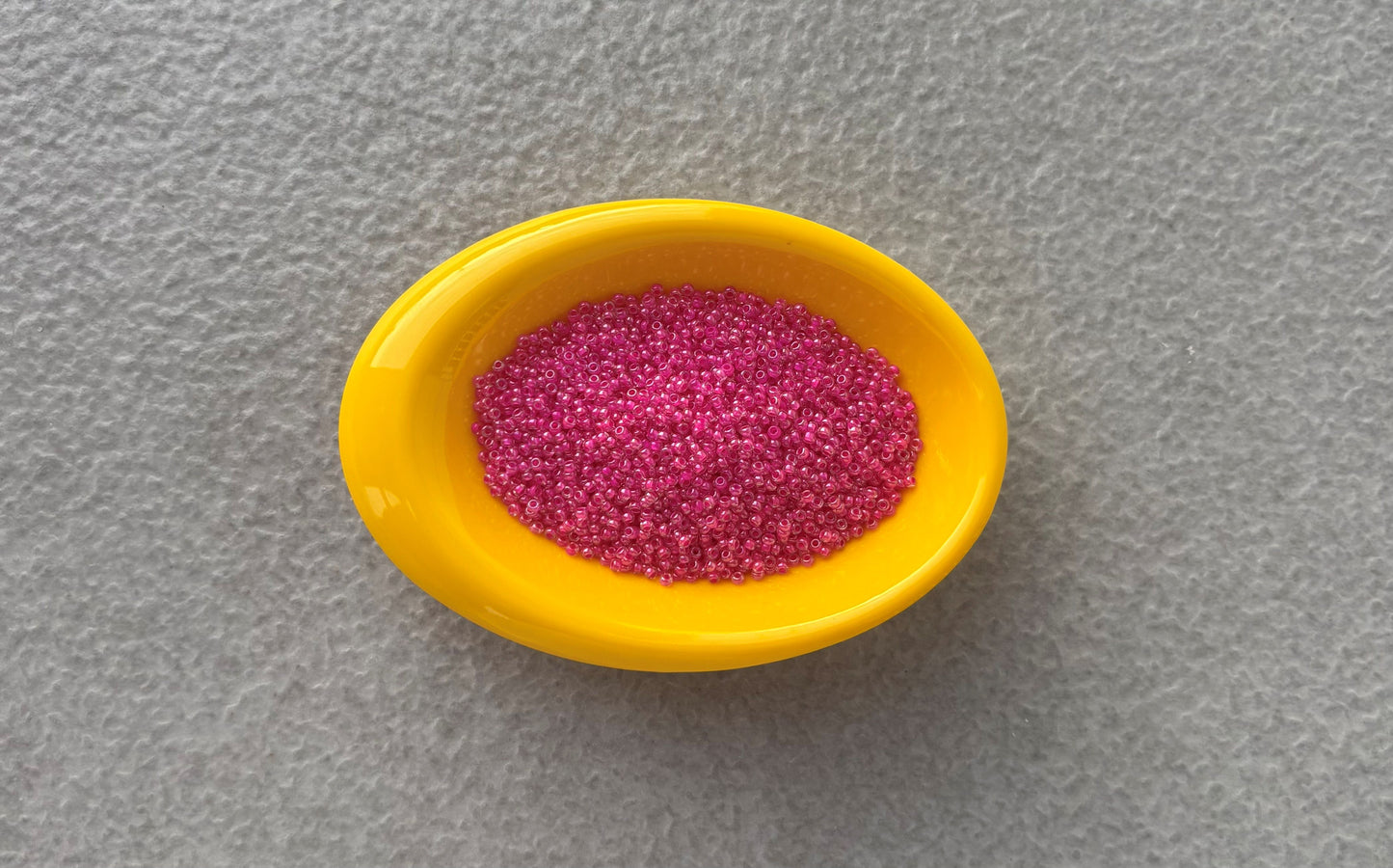 Preciosa Fuchsia Lined Crystal Seed Beads