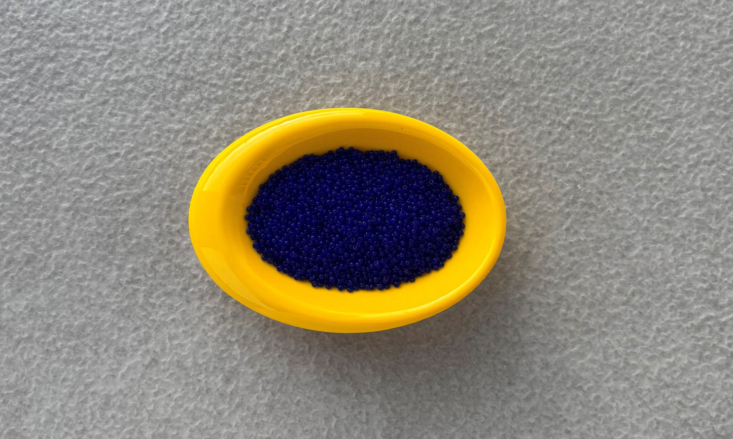 Preciosa Transparent Cobalt Blue Seed Beads