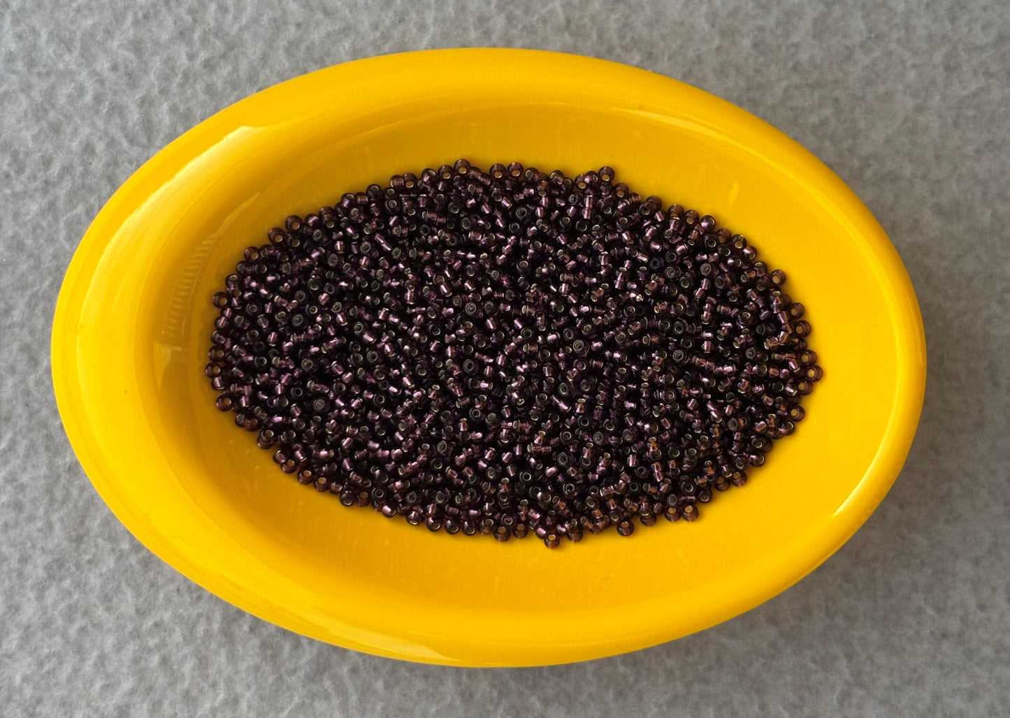 Preciosa Silver Lined Grape Seed Beads