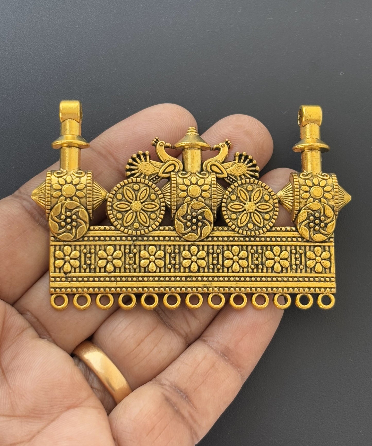 Traditional Temple Chariot Pendant