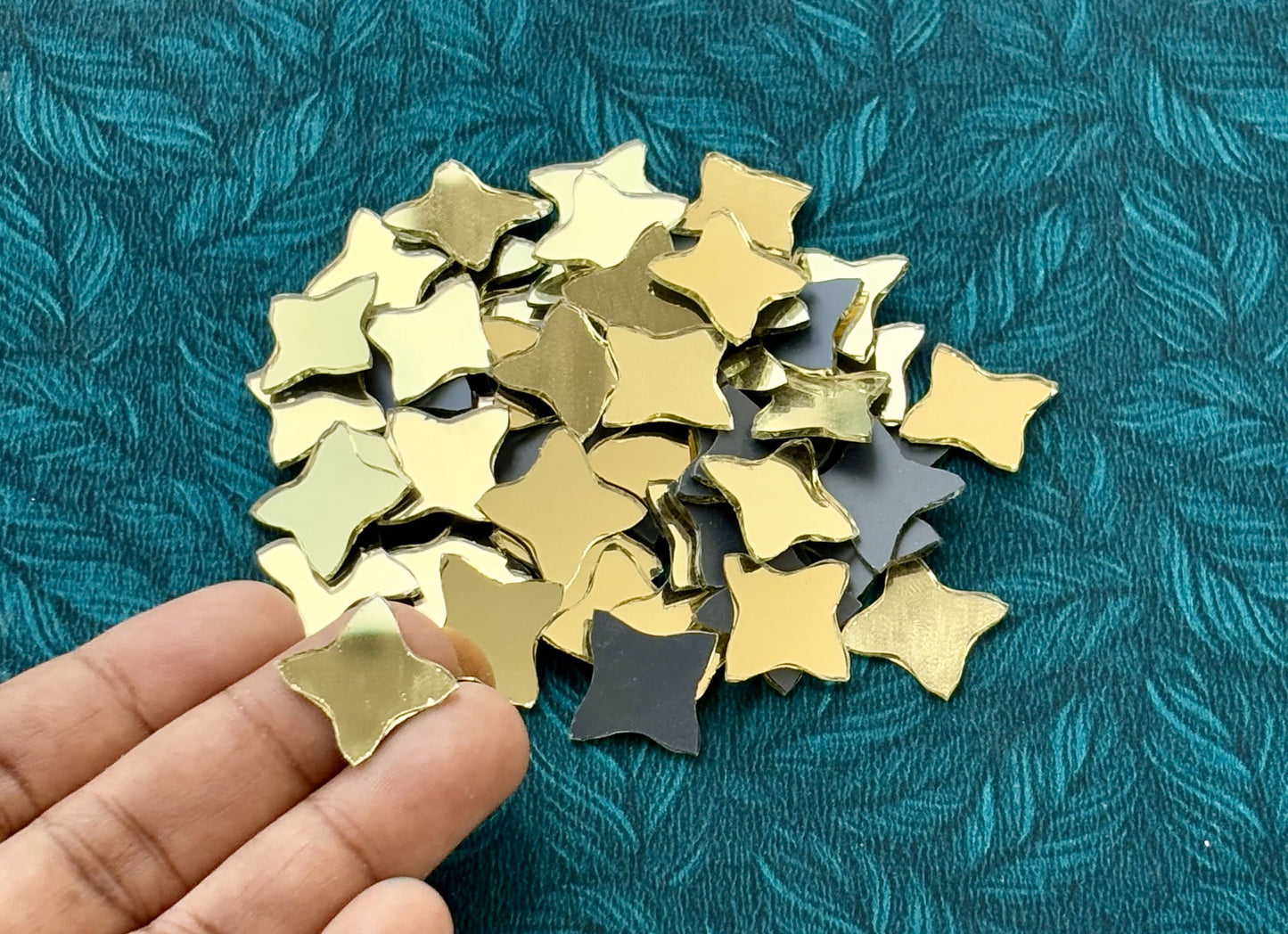 Gold Fancy Shape - Ninja Cut Mirrors