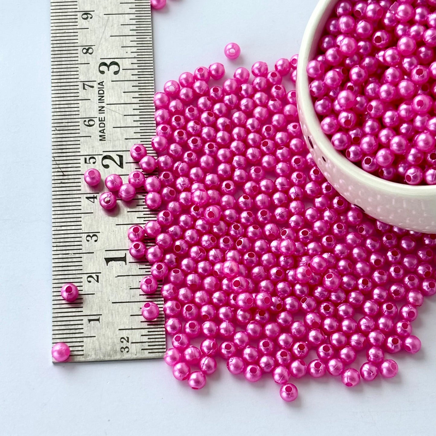 Rose Pearl Beads 3MM