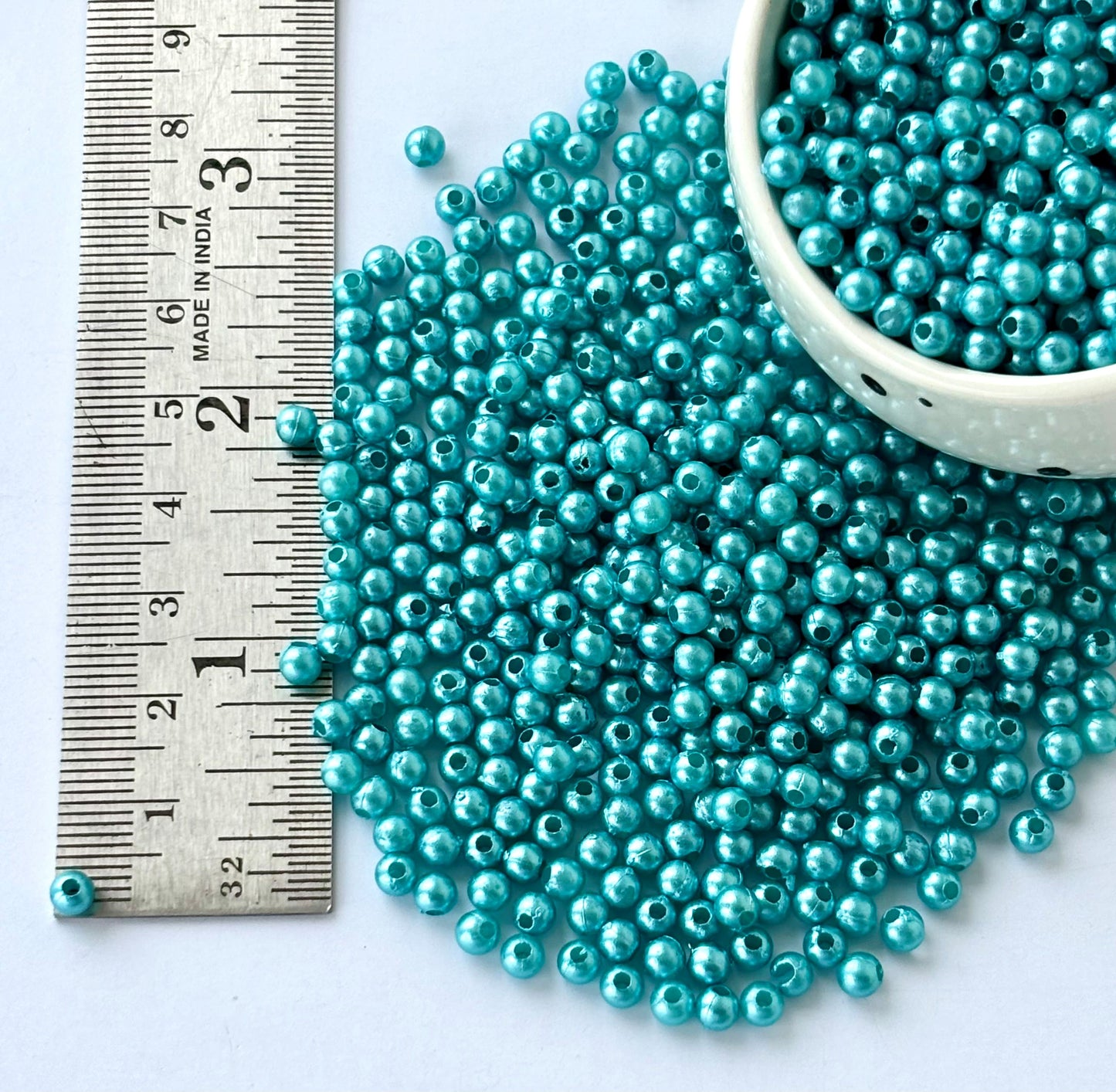 Blue Pearl Beads 3MM