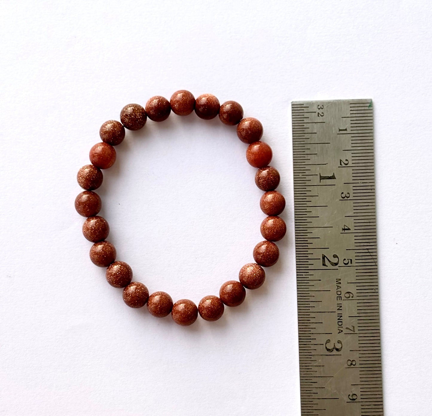 Brown Goldstone Gemstone Bracelet