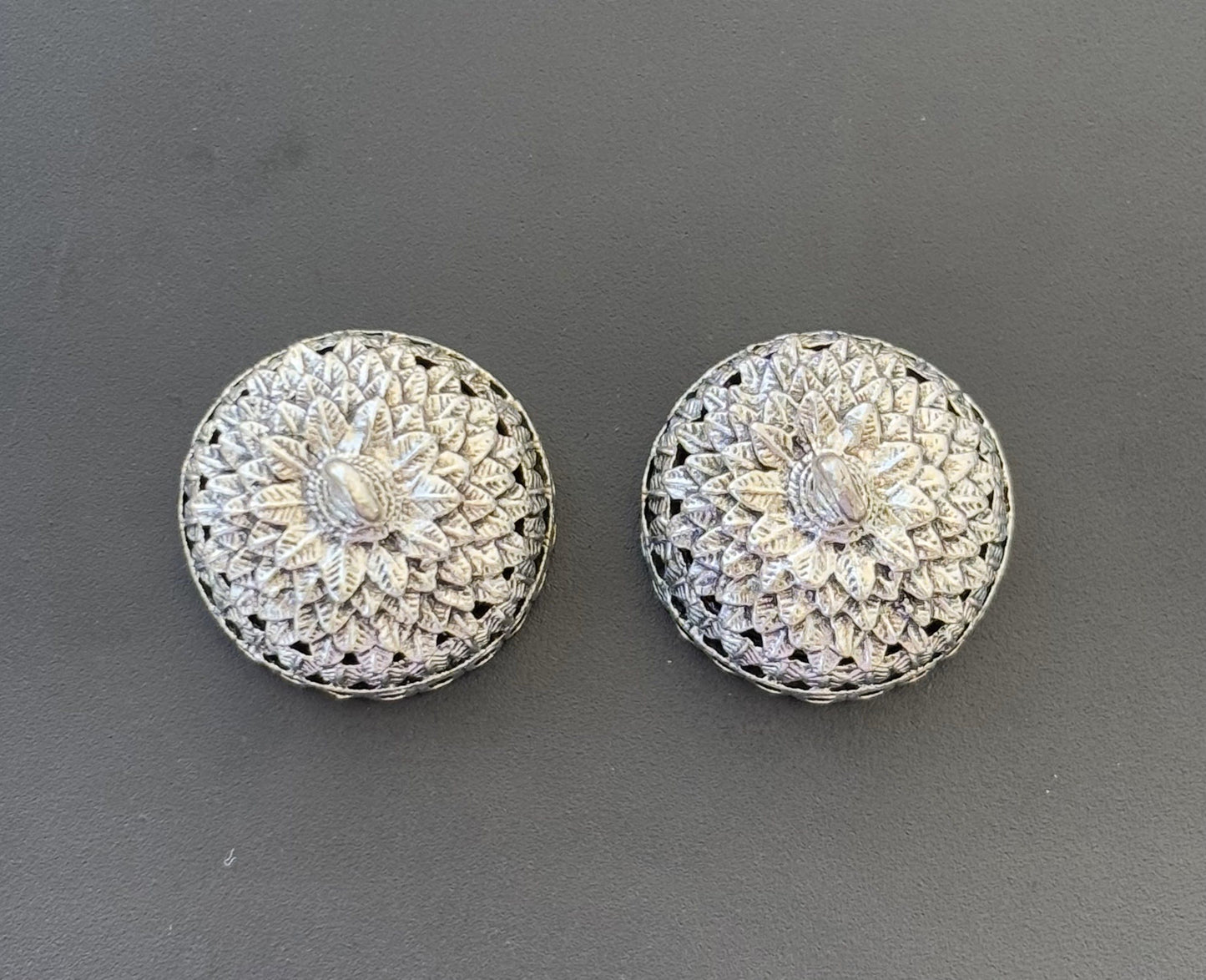 Layered Leaf Design Jhumka Base