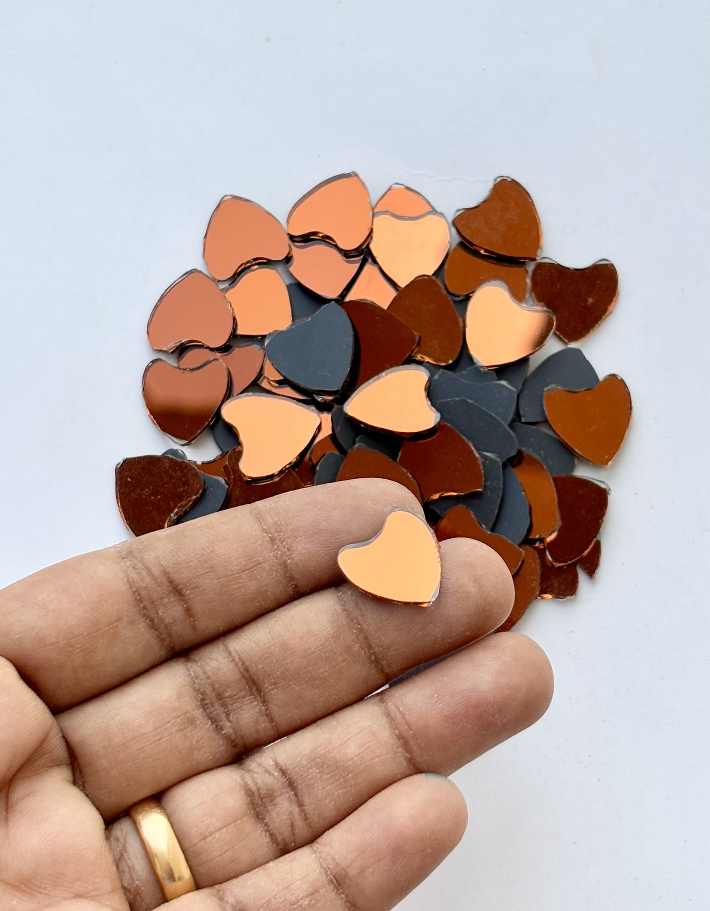 Red Fancy Shape - Heart Cut Mirrors