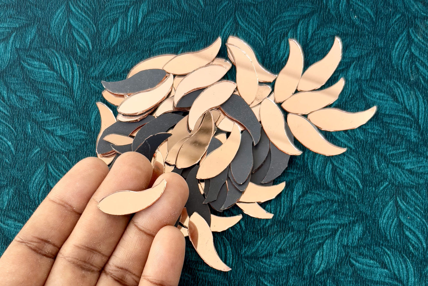 Rose Gold Fancy Shape - Fish Cut Mirrors