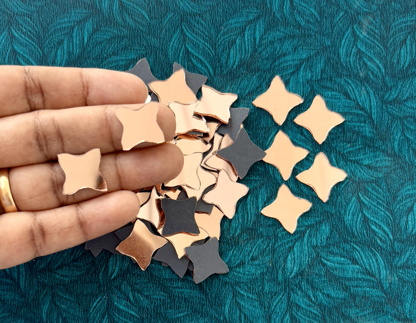 Rose Gold Fancy Shape - Ninja Cut Mirrors