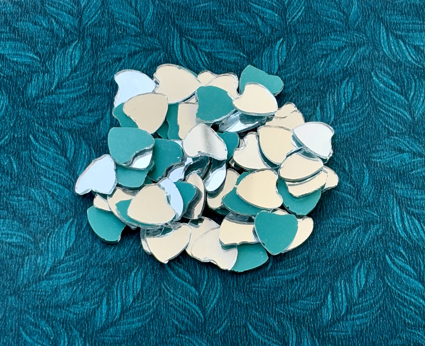 Silver Fancy Shape - Heart Cut Mirrors