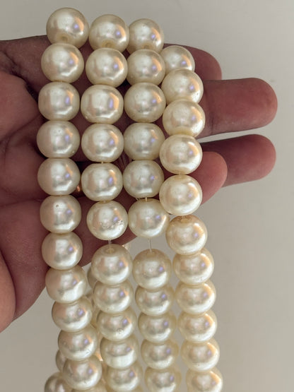 Cream Pearl Beads 10MM