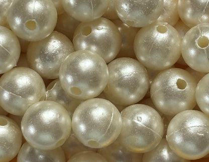 Cream Acrylic Pearl Bead 12MM
