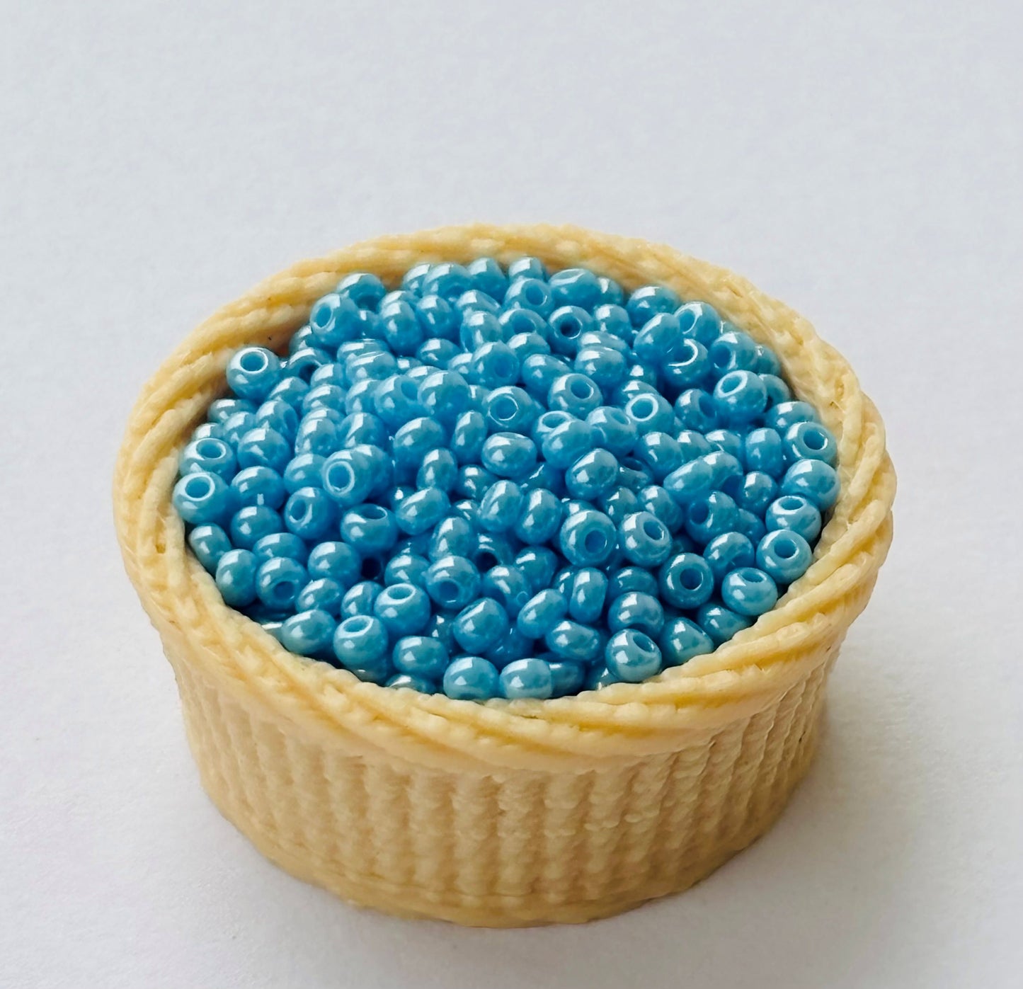 Pastel Blue Preciosa Seed Beads