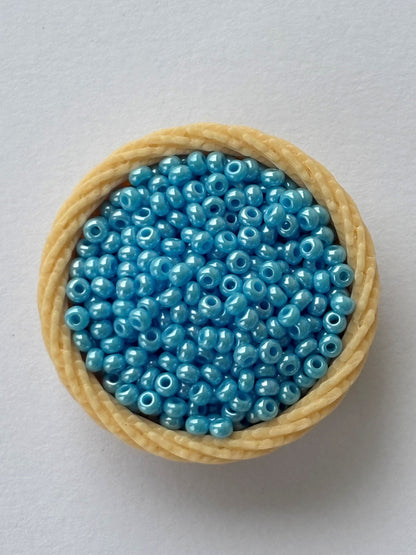 Pastel Blue Preciosa Seed Beads