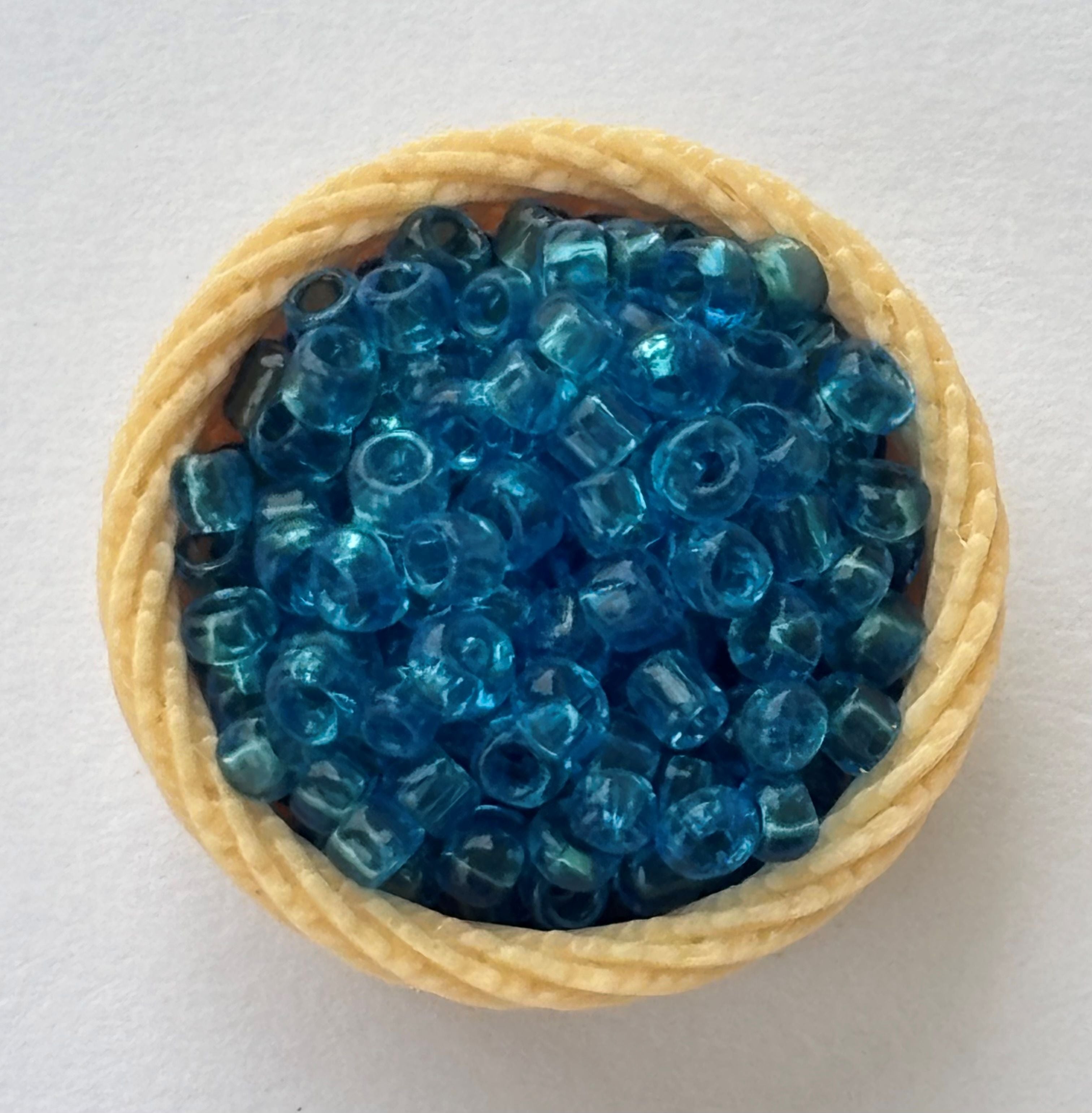 Translucent Blue Indian Seed Beads