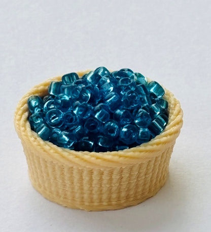 Translucent Blue Indian Seed Beads