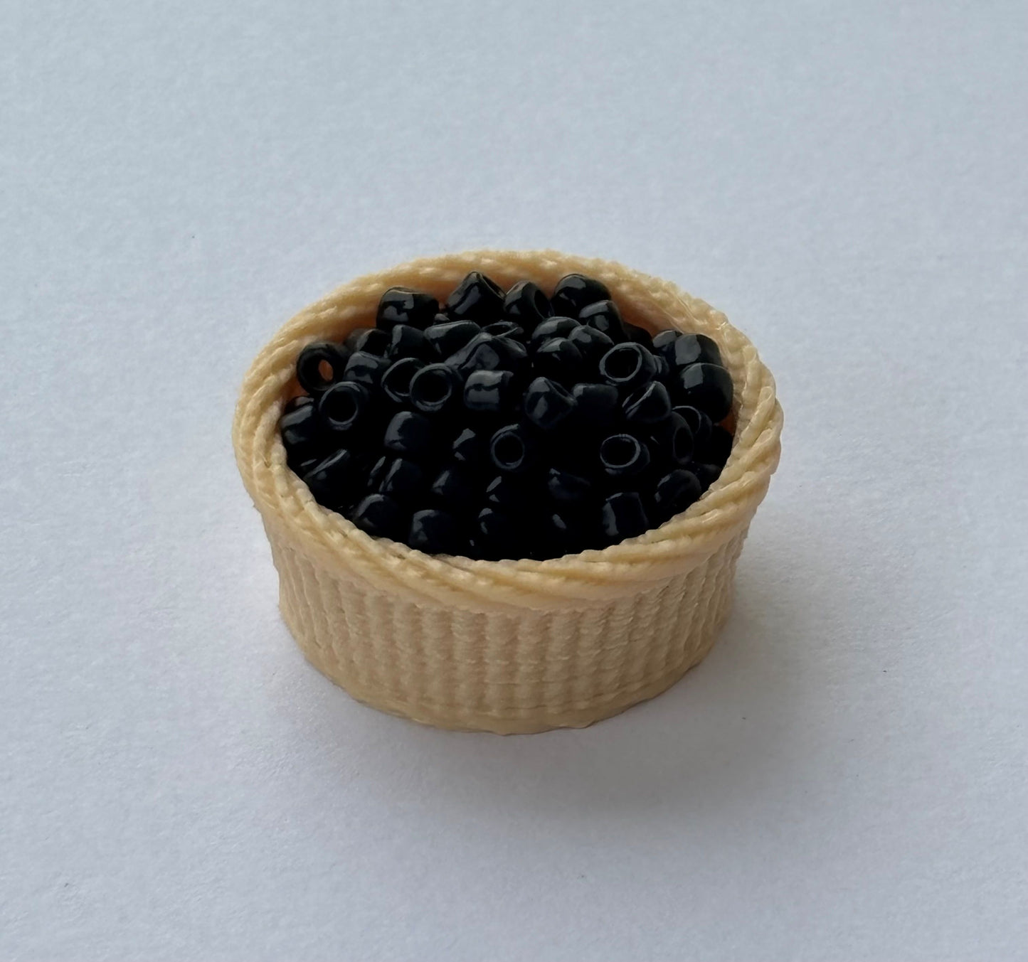 Opaque Black Indian Seed Beads