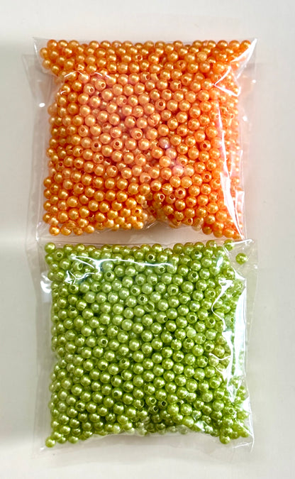 Combo 3MM Pearls - Ten Colors of 50 grams Each