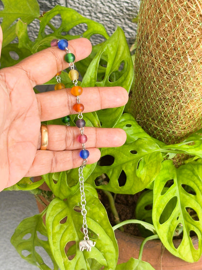 Colorful Rainbow Beaded Bracelet