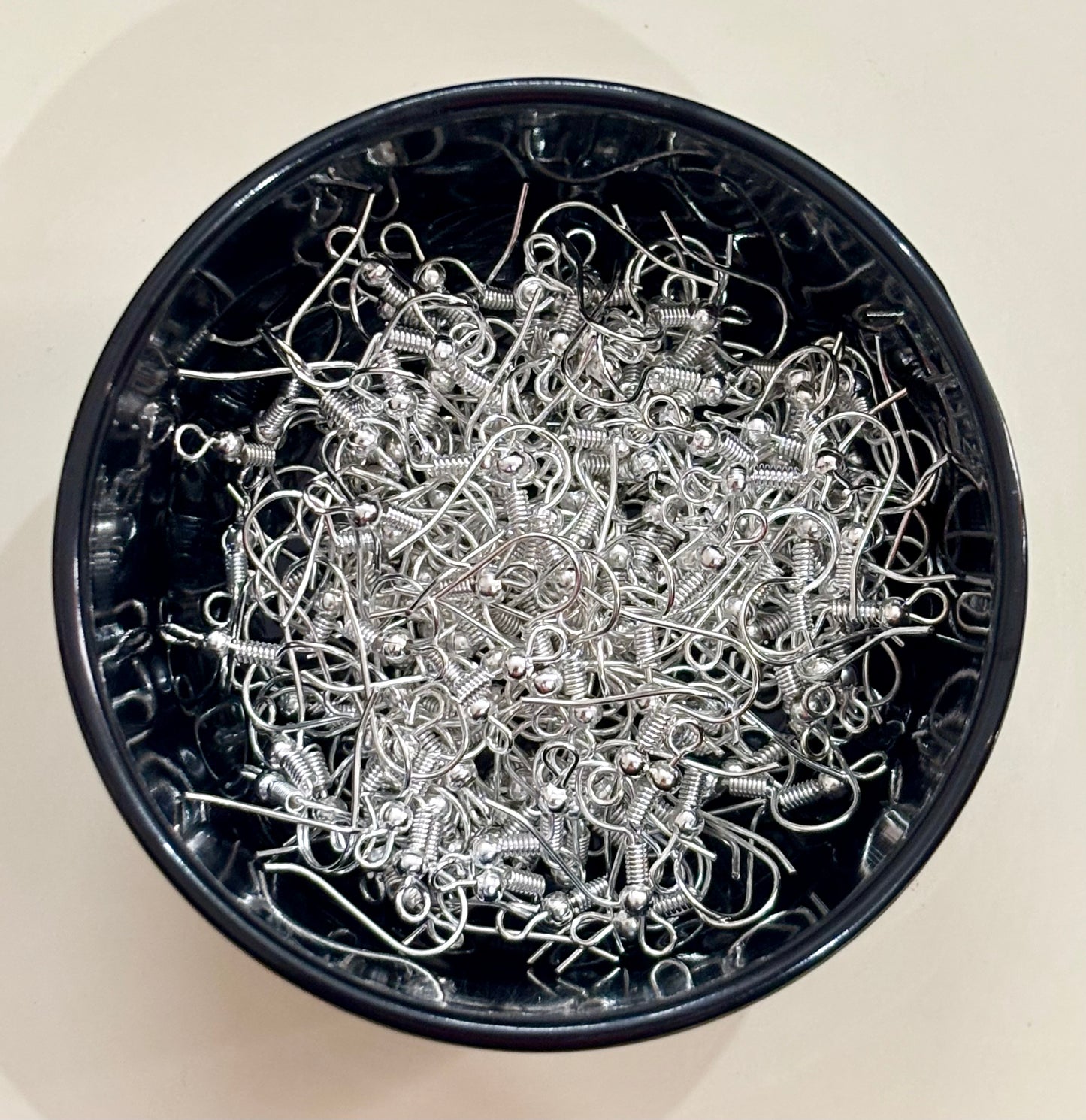 Silver Plated Earring Fish Hooks for Jewelry Making