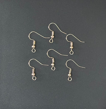 Gunmetal Earring Fish Hooks for Jewelry Making