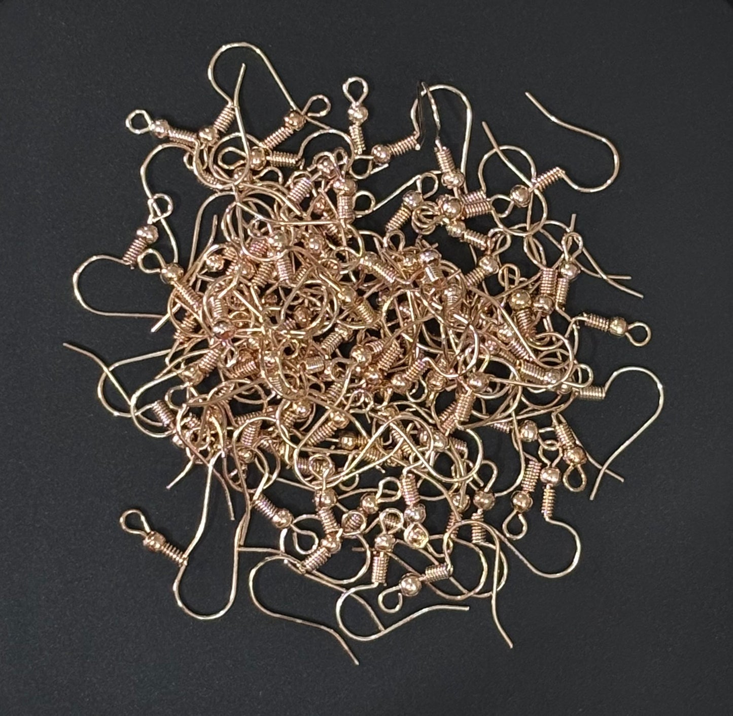 Rose Gold Earring Fish Hooks for Jewelry Making